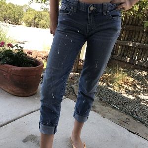 GOOD CONDITION paint splattered jeans